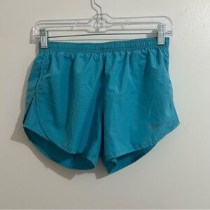 Nike Dri-Fit Women's Running Shorts Light Blue Size XS Athletic Lined